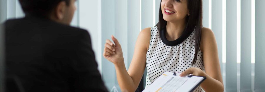 Imagem ilustrativa para texto sobre perguntas para entrevista de emprego.